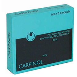 CARPINOL Pilocarpine nitrate 0,5% ampules